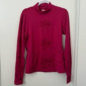 Lululemon Pink Pattern Long Sleeve Shirt